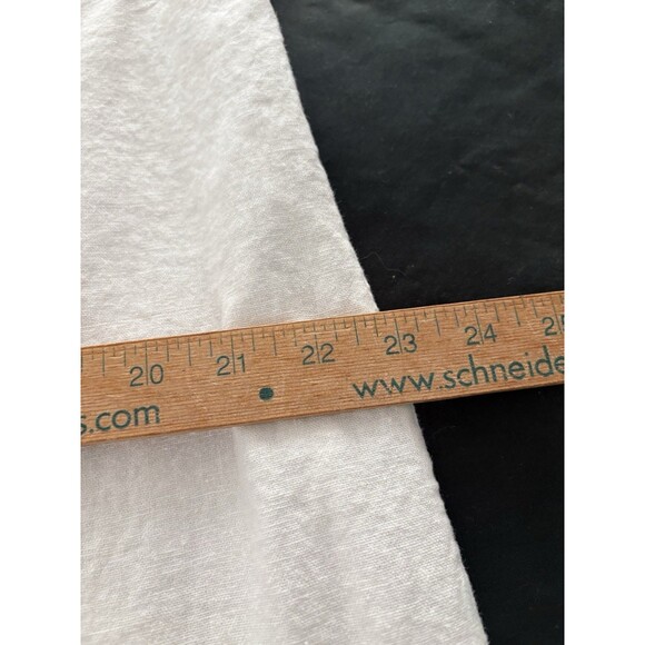 4Our Dreamers Linen Blend Dress Size XL White Henley Cottagecore Beach Lounge - Picture 12 of 16